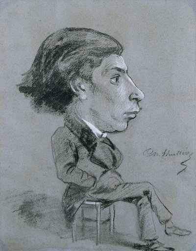 Porträtkarikatur, ca. 1858 von Charles Marie Lhuillier